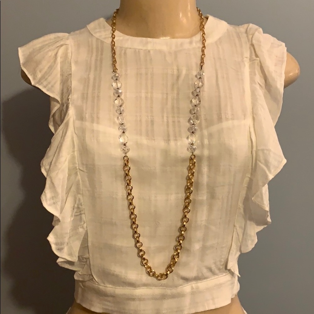 Gold and Crystal necklace